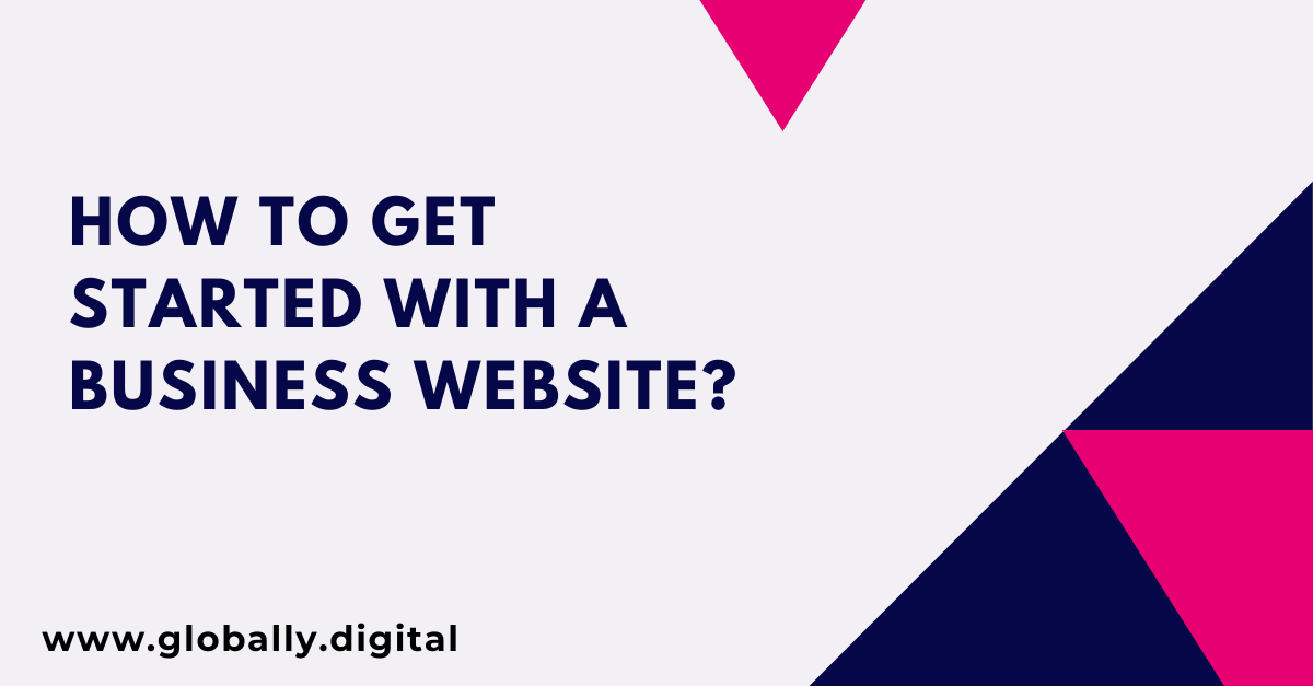 How to get started with a business website?